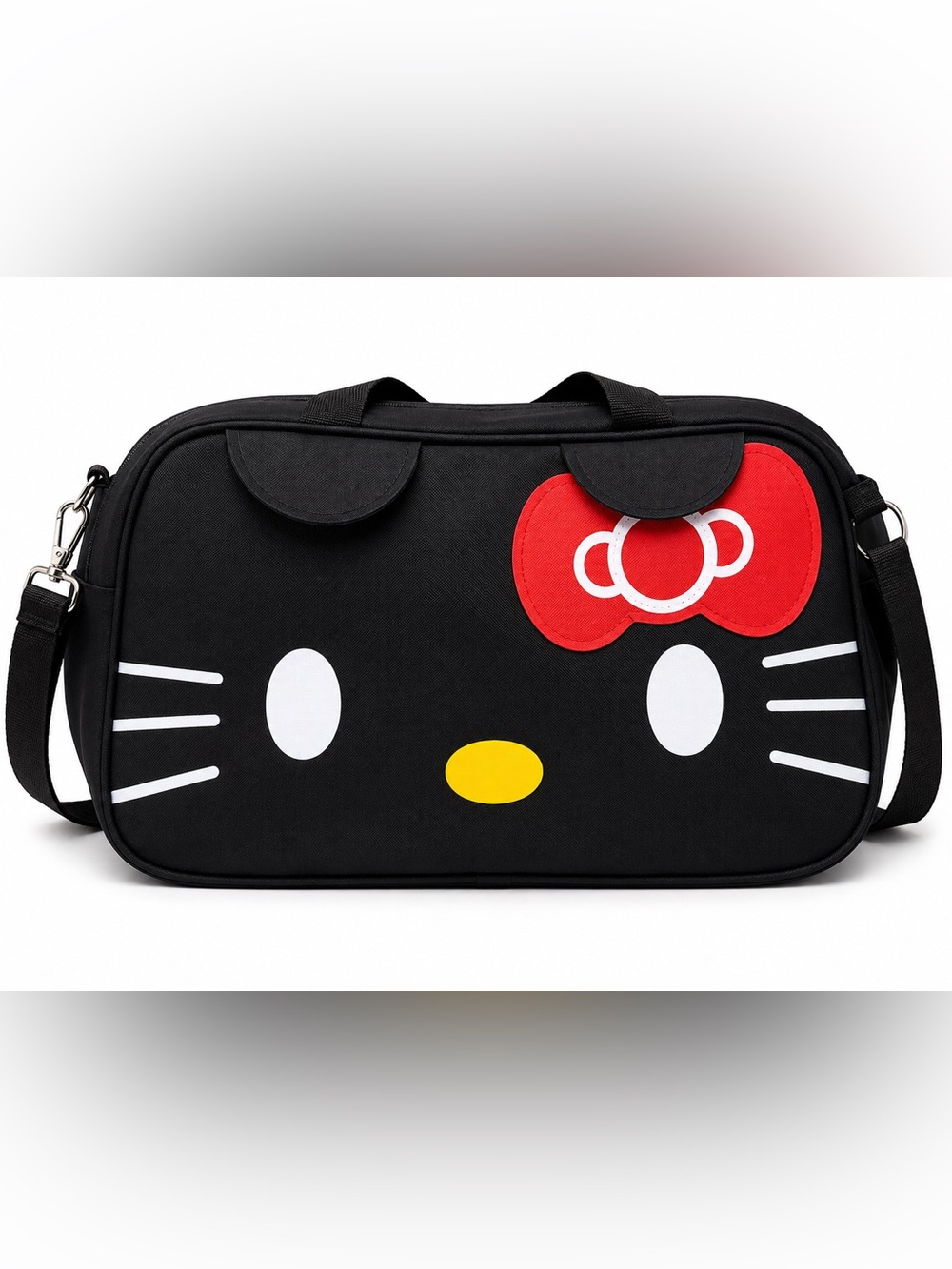 Sanrio Hello Kitty Black Crossbody Weekend Bag Travel